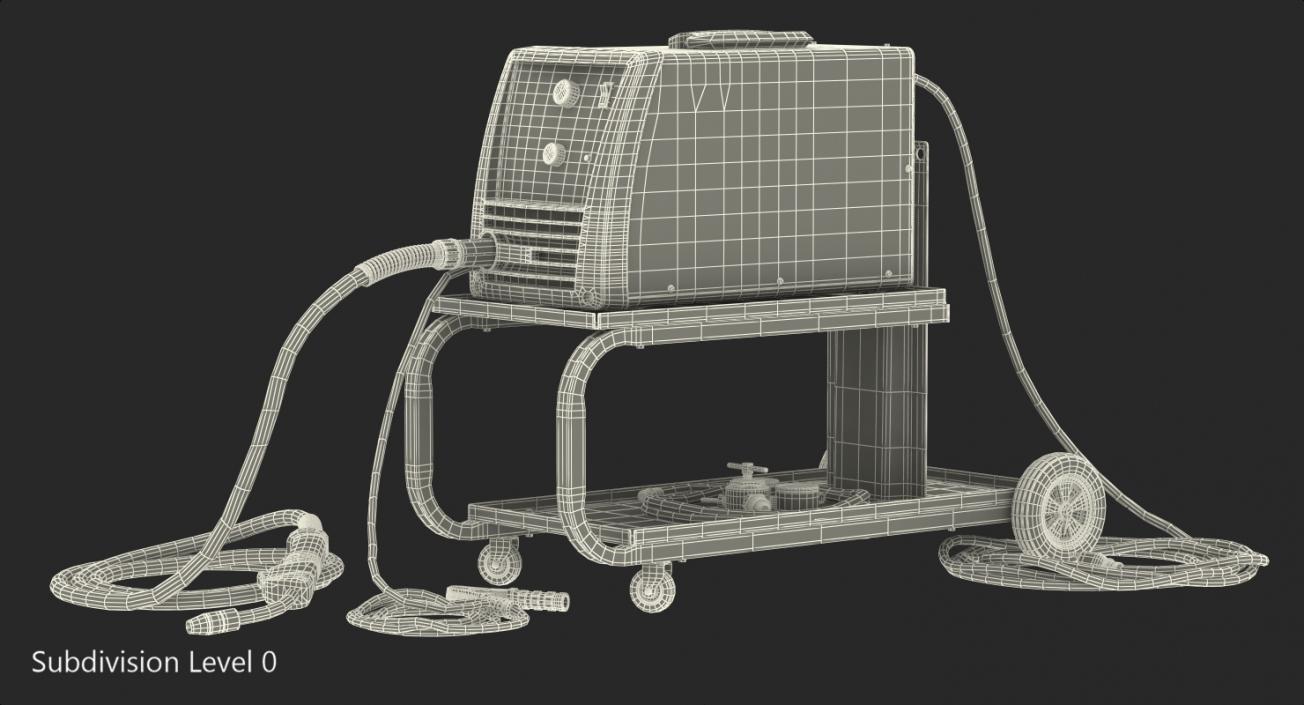 3D MIG Welder on Cart model