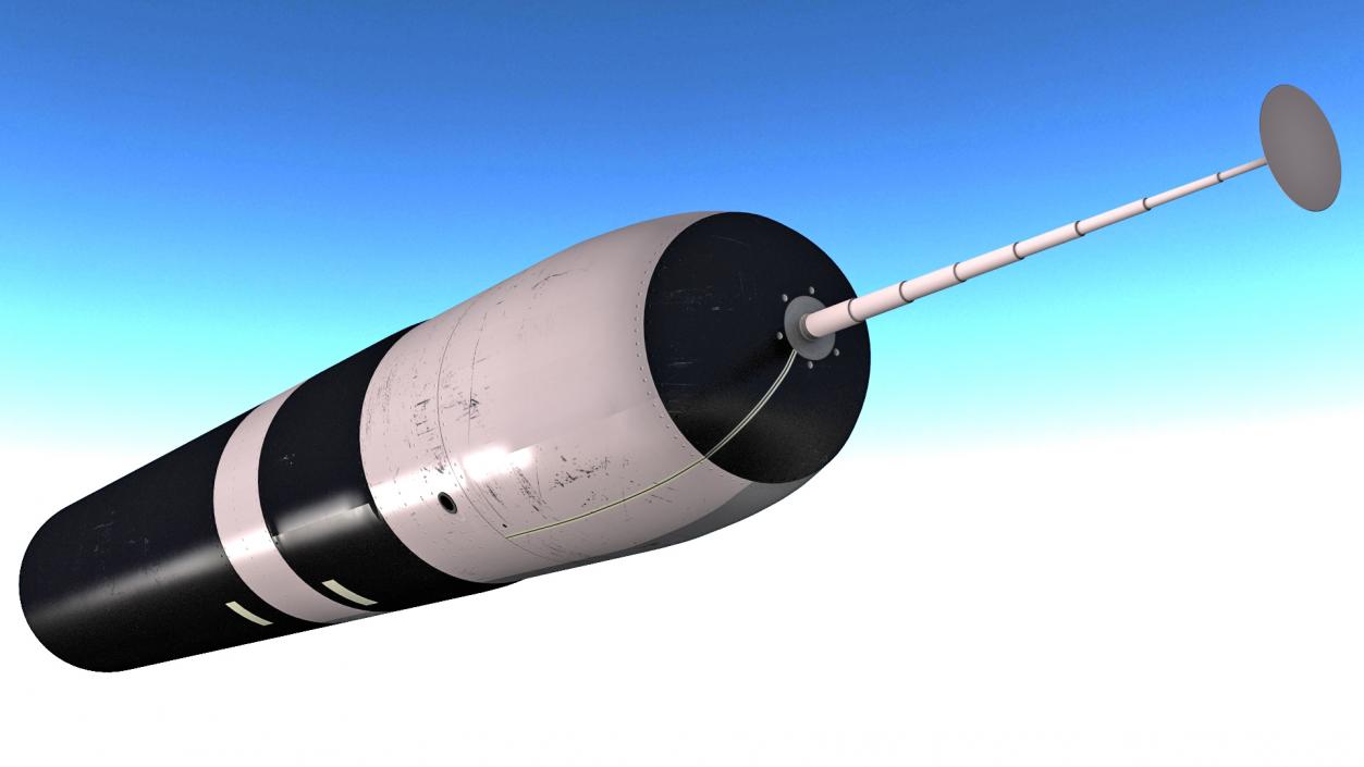 UGM 133A Trident II Ballistic Missile 3D
