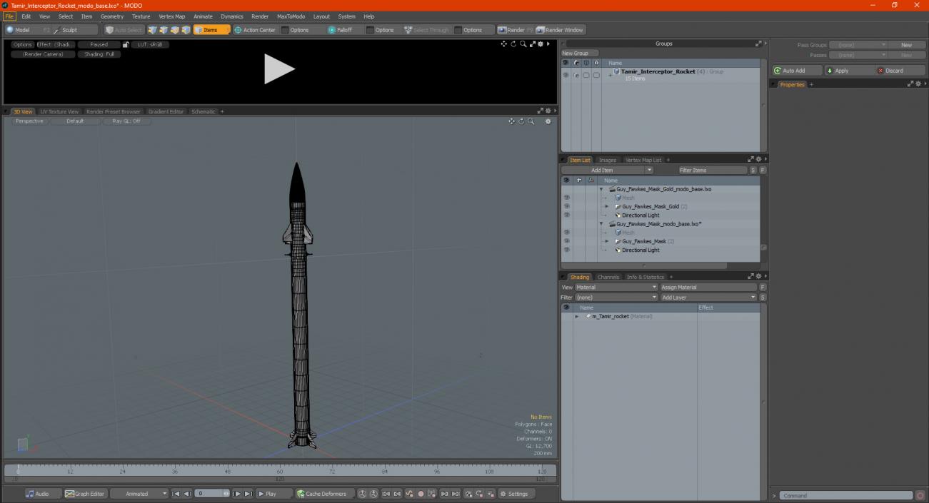 Tamir Rocket 3D