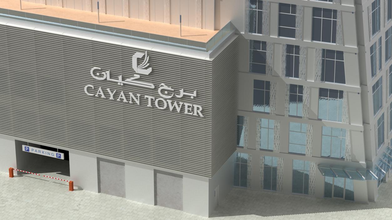 Cayan Tower Skyscraper 3D
