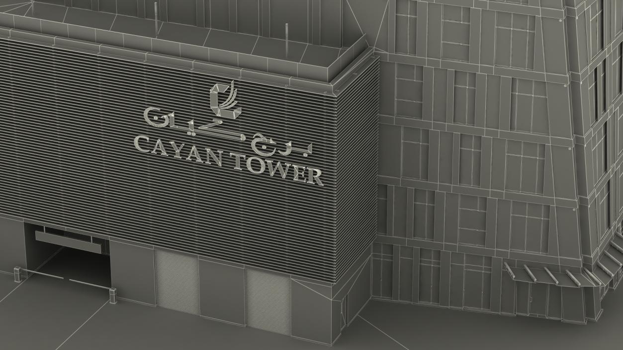 Cayan Tower Skyscraper 3D