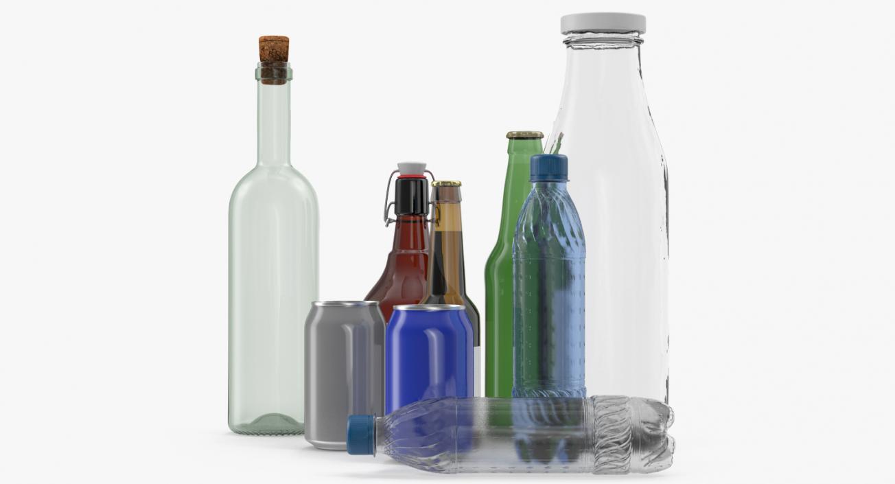 3D model Bottles Collection 4