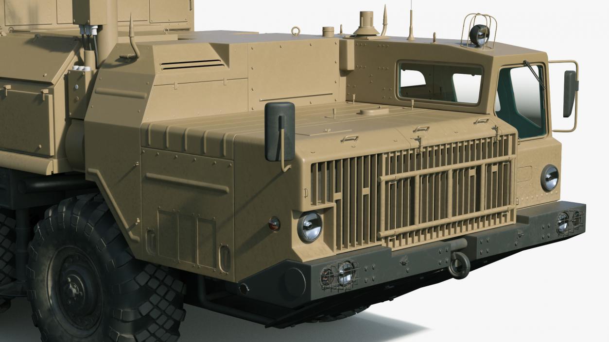 3D Desert Flap Lid B Tracking and Missile Guidance Radar model