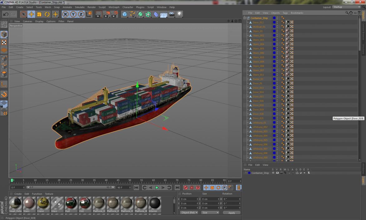 Container Ship 3D model
