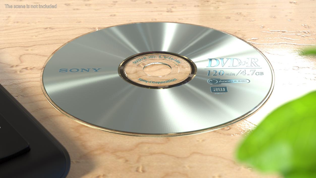 3D model Sony DVD R Disc