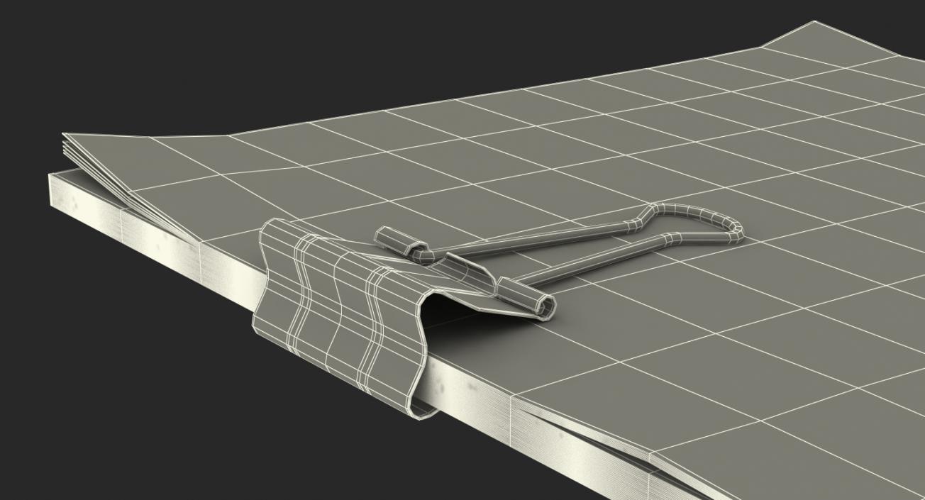 3D Binder Clip A4 Sheets