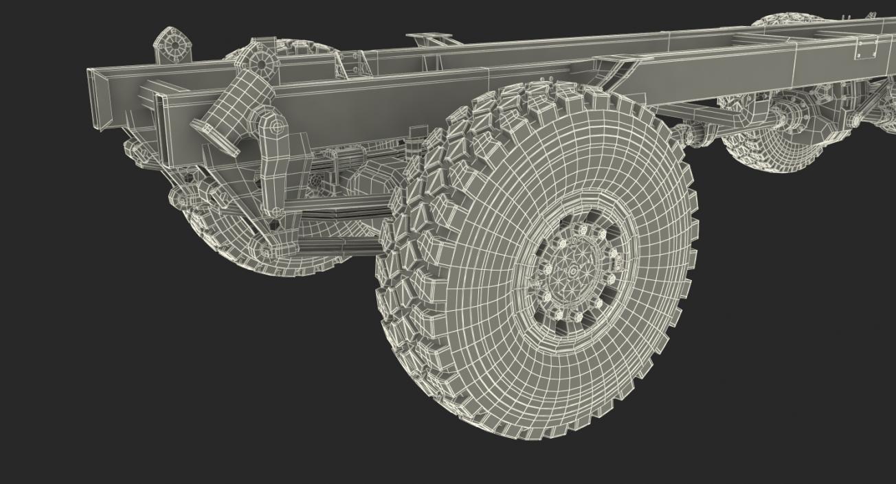 4X4 Truck Chassis 3D