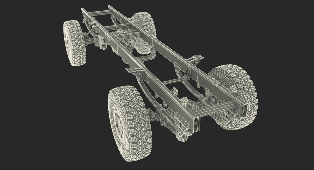 4X4 Truck Chassis 3D