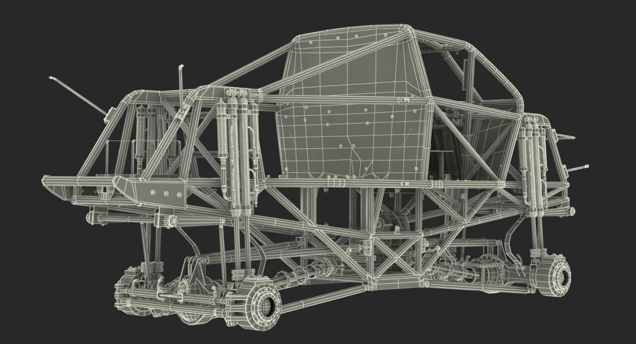 3D model Vehicle Frames Collection