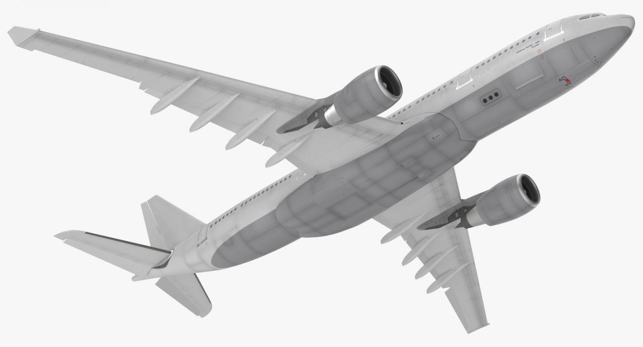 3D Jet Airliner Airbus A330-200 Generic