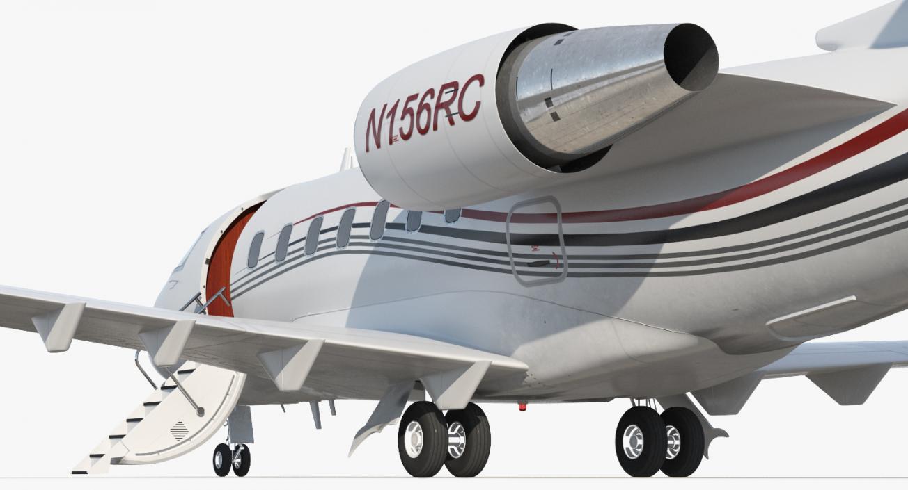 3D Rigged Business Jets Collection 2 model