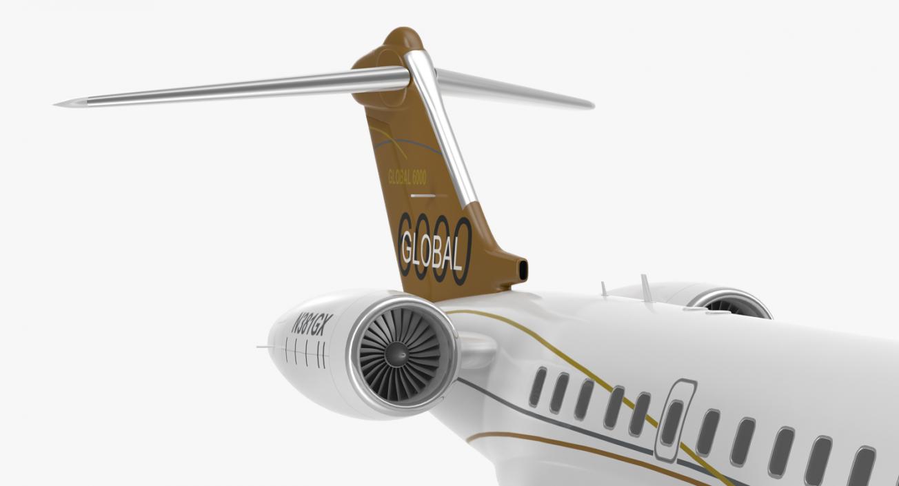 3D Rigged Business Jets Collection 2 model