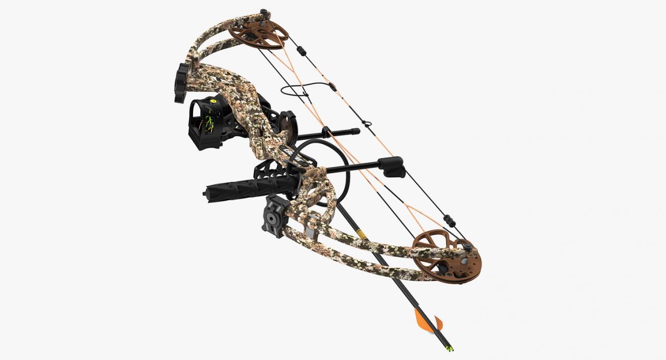 3D model Hunting Compound Bow Bear Cruzer G2