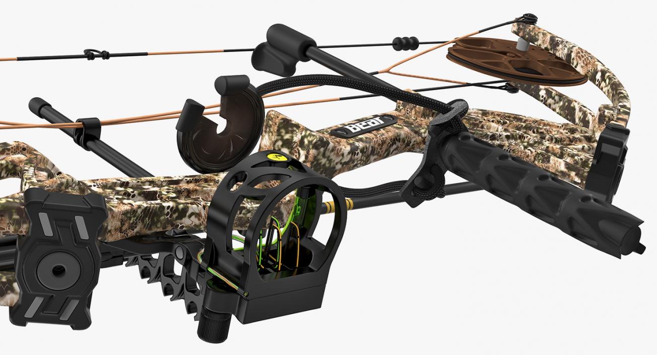 3D model Hunting Compound Bow Bear Cruzer G2