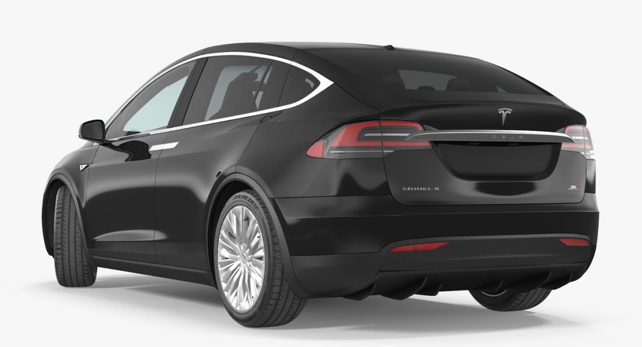 Tesla Model X 75D 2017 3D