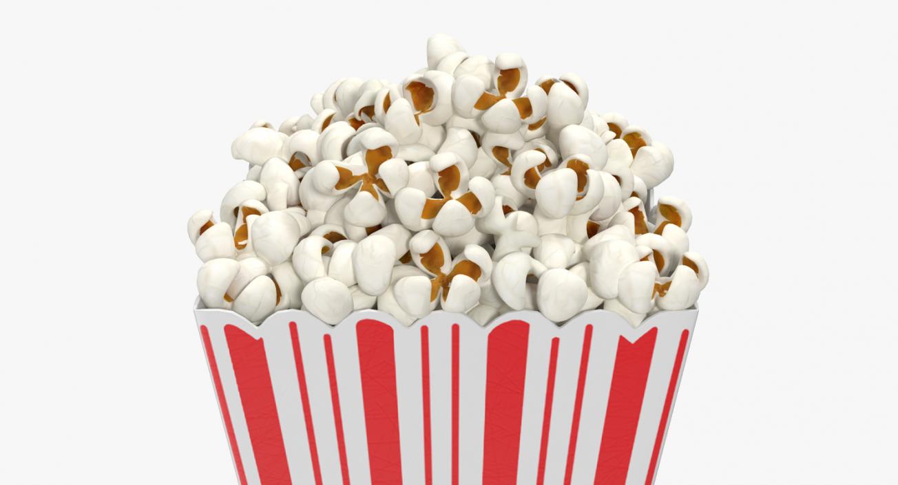 3D Popcorn Cup Long
