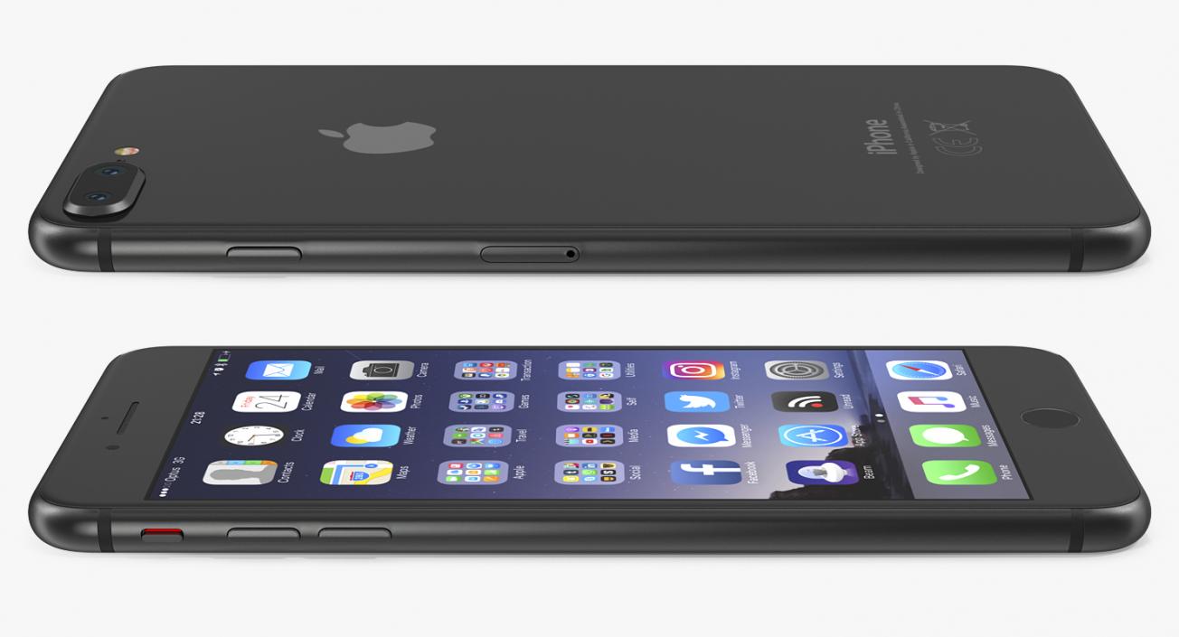 iPhone 8 Plus Black 3D model