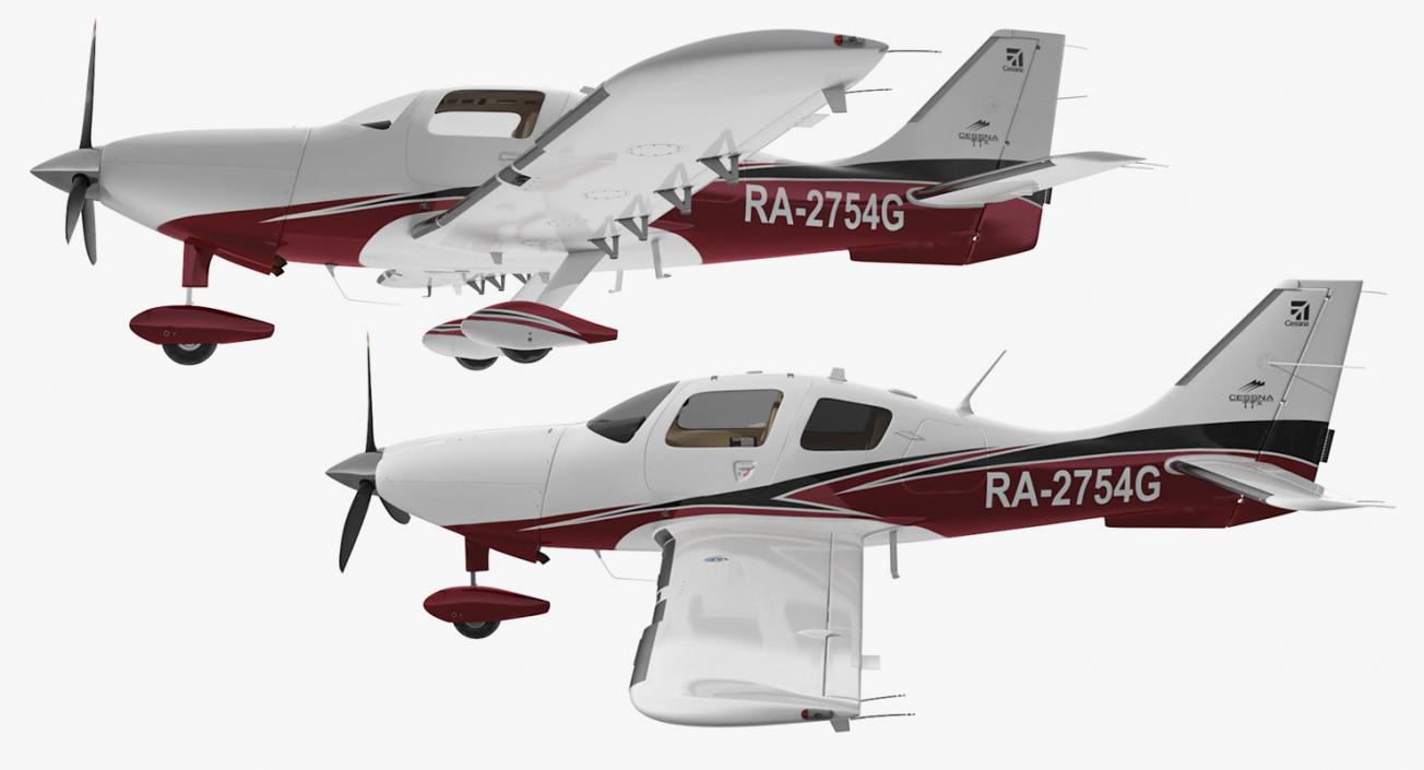 Private Plane Cessna Ttx 3D model