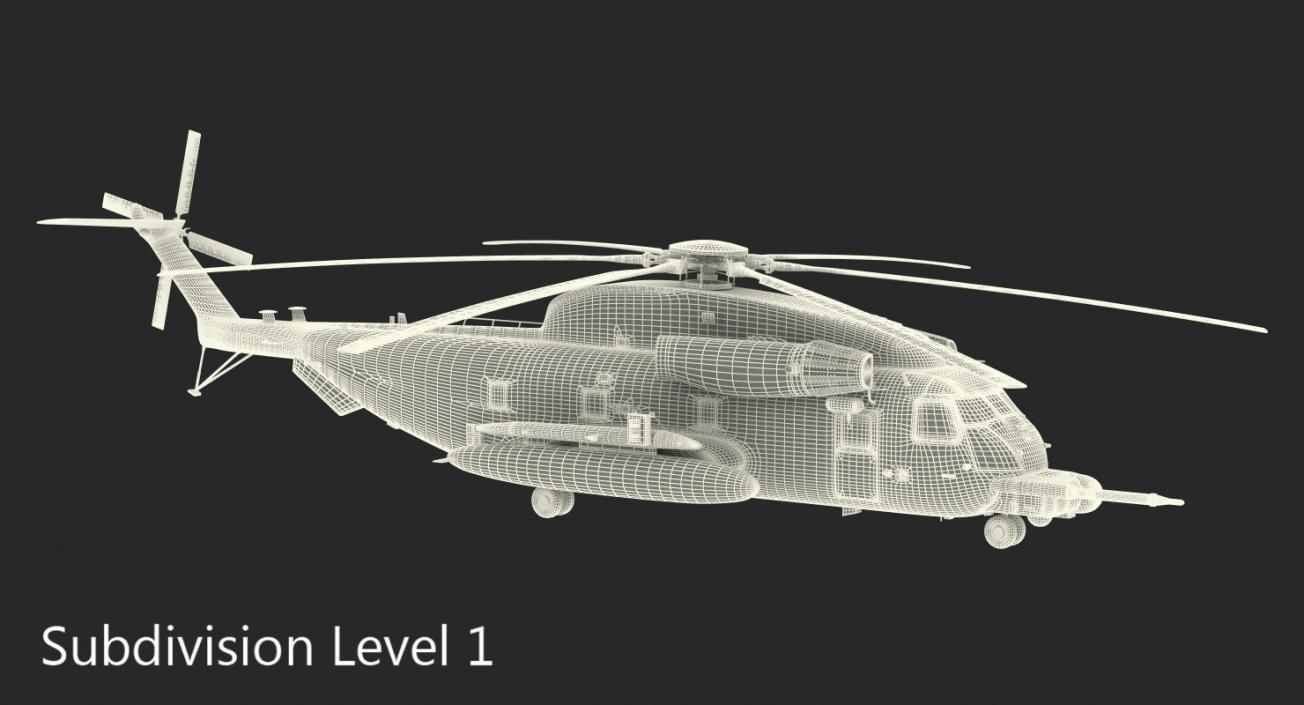 3D Sikorsky MH-53 Pave Low Usaf model