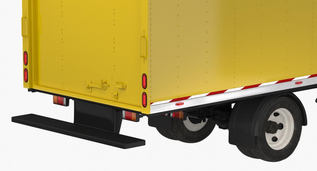 3D Box Truck Generic Simple Interior model