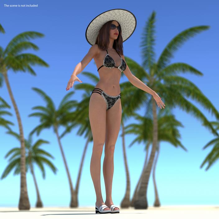 3D Womens Beach Style Clothes