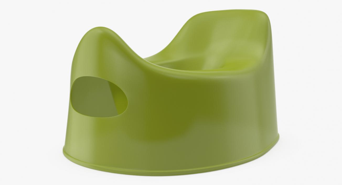Plastic Baby Toilet 3D model