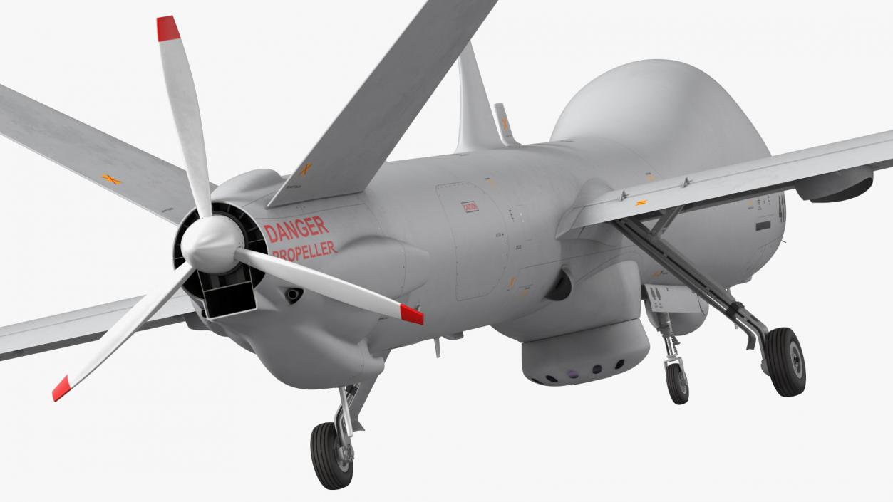 3D model Elbit Hermes 900 UAV