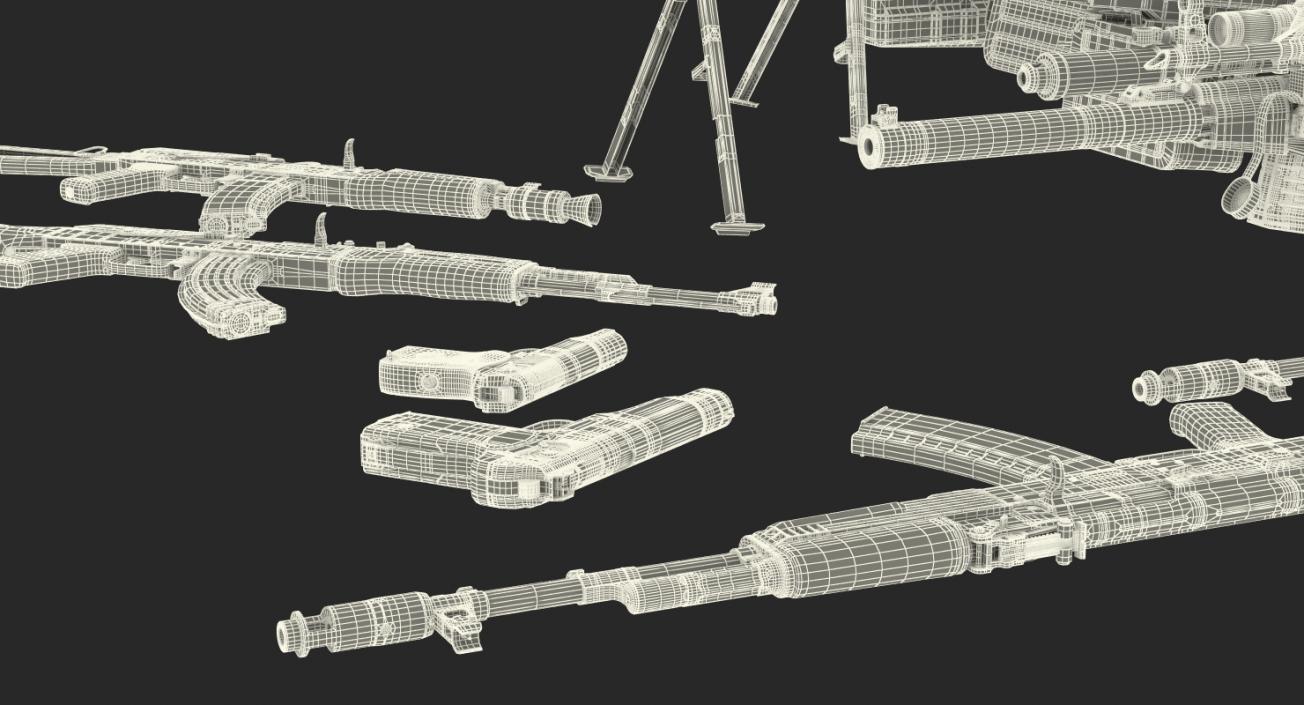 3D Russian Weapons Collection