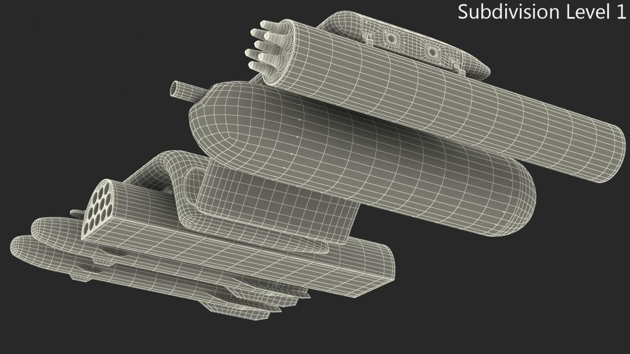 3D model Helicopter Armament Subsystems
