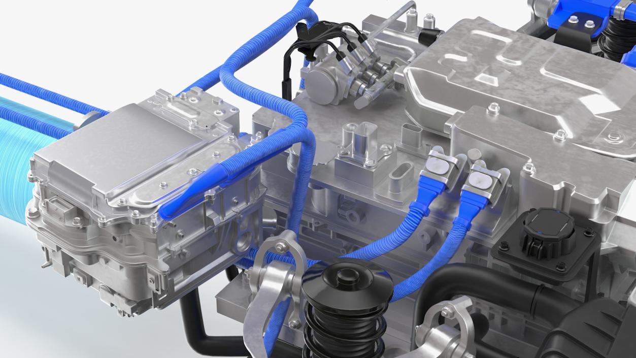 3D model Hydrogen Fuel Cell System