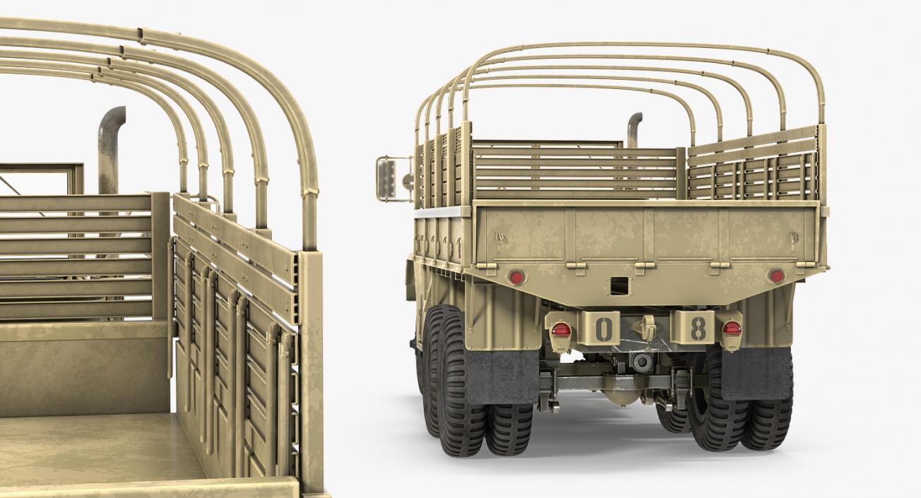 Cargo Truck M35 Desert 3D