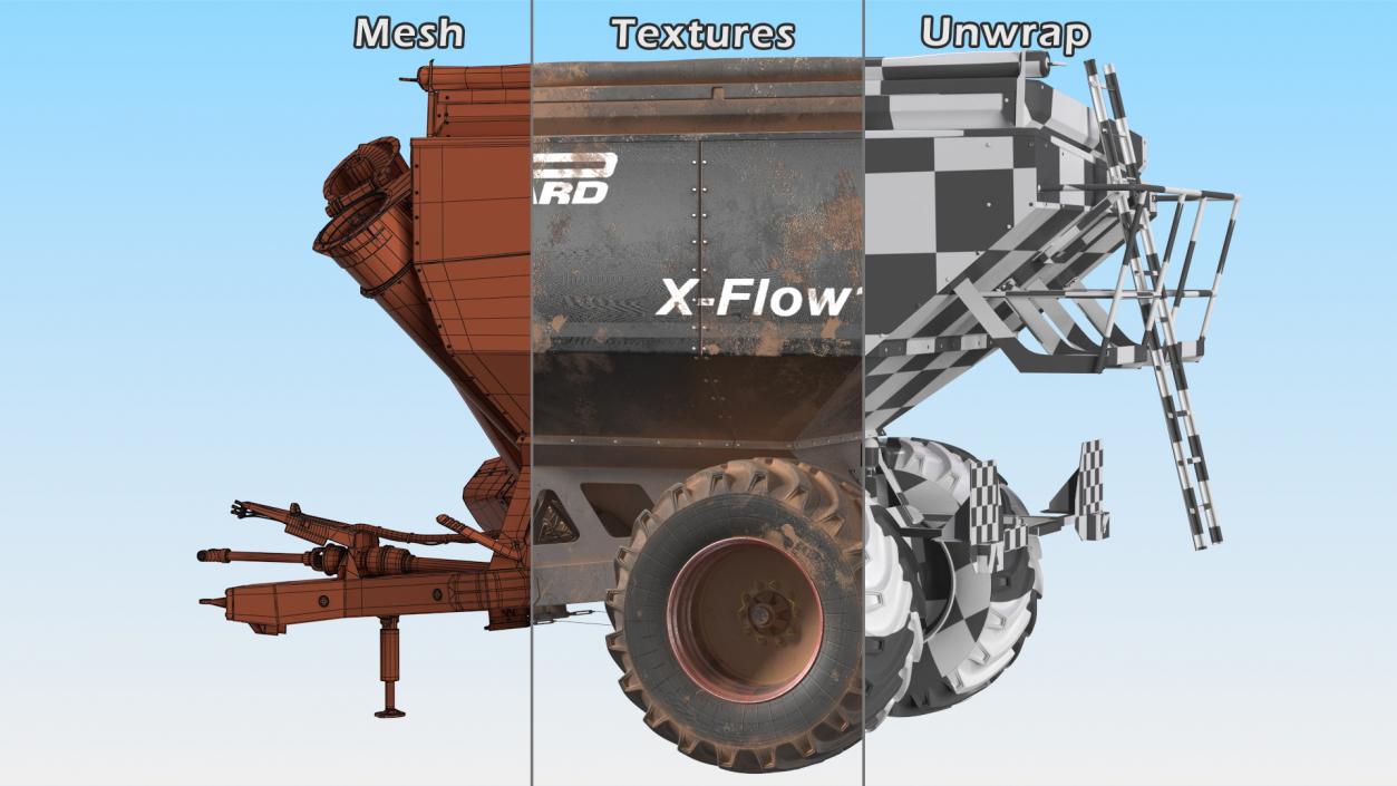 3D model Perard X-Flow 19 Transbordeur Black Used