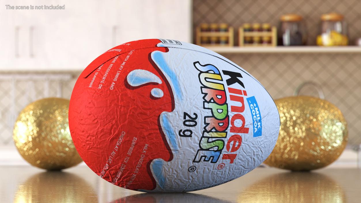 Kinder Surprise Chocolate Egg 3D model