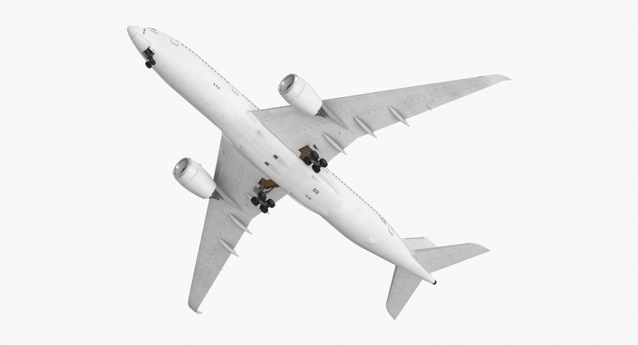 Airbus A350-900 Generic Rigged 3D Model 3D model