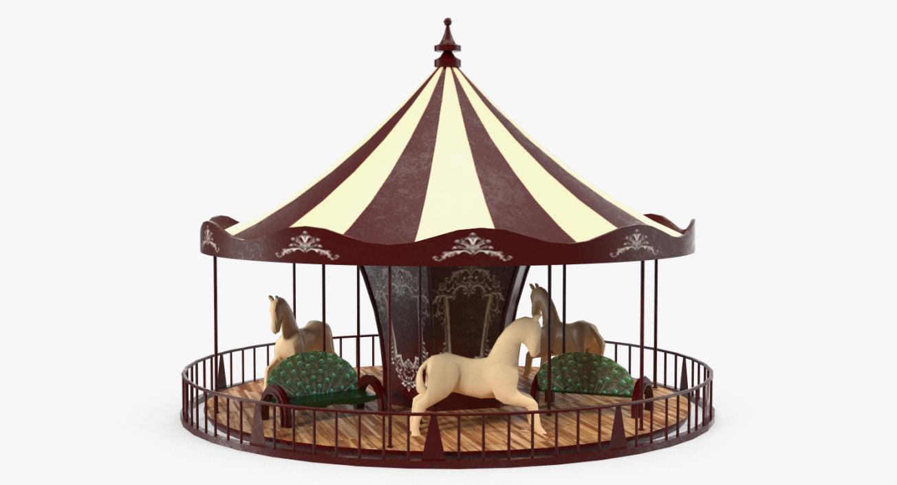 3D Vintage Carousel