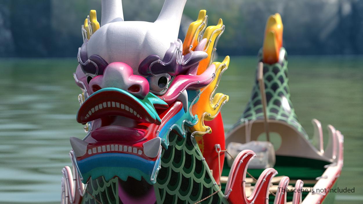 Chinese Dragon Head 3D model