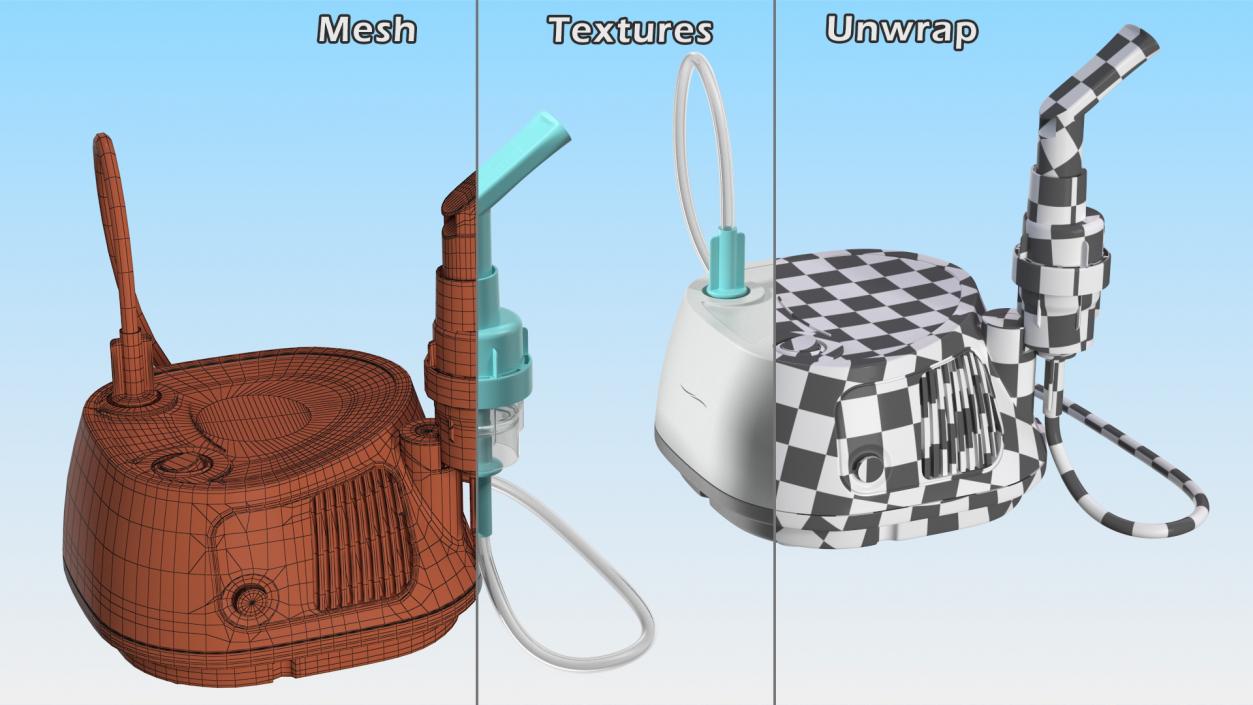 Compressor Nebulizer System 3D