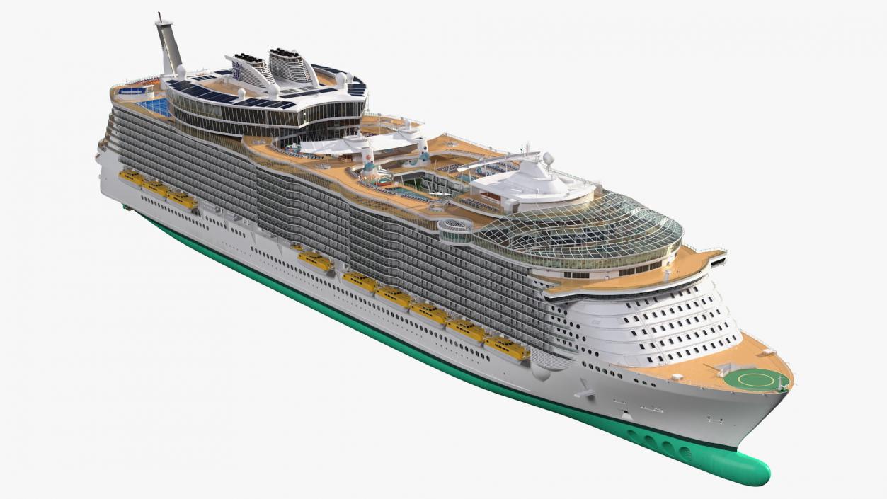 3D Passenger Cruise Ship