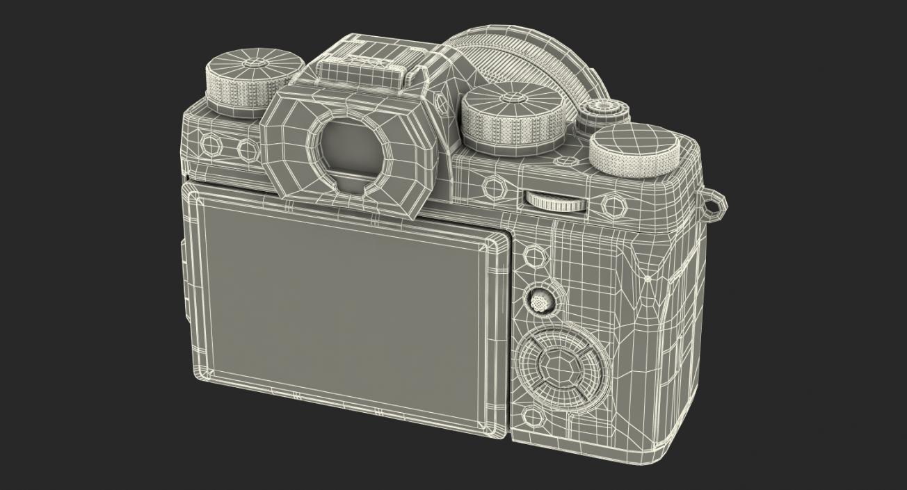 3D model Mirrorless Digital Camera Fuji X-T2
