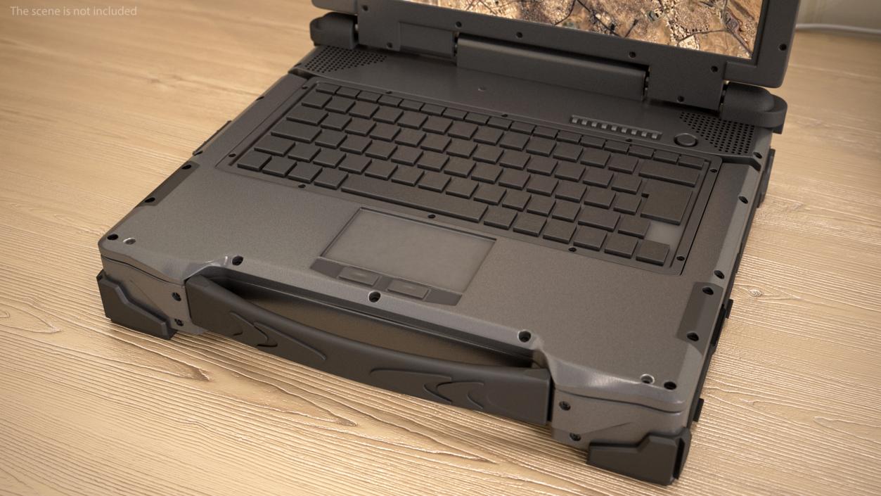 3D Army Laptop