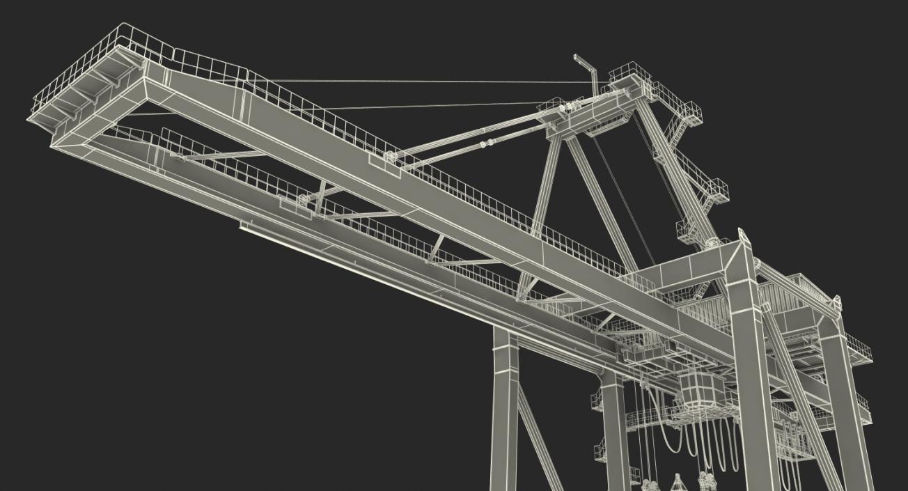 Quayside Container Crane 3D model