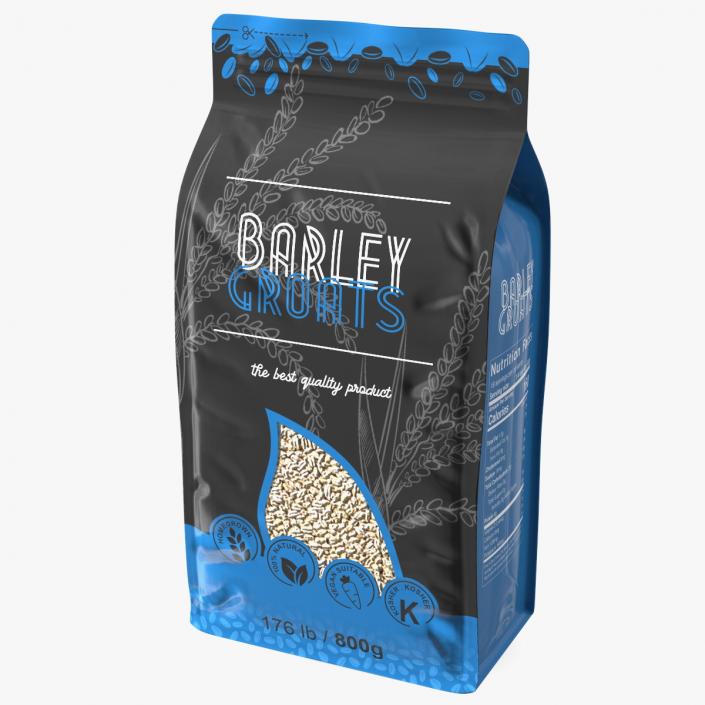 3D Barley Groats Package