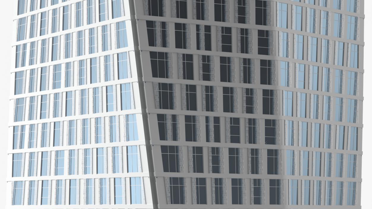 3D Twisted Skyscraper model