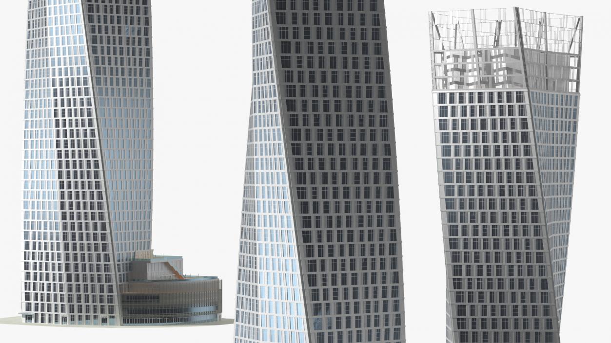 3D Twisted Skyscraper model