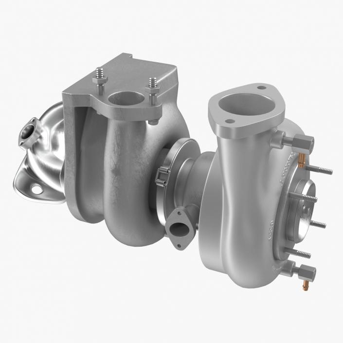 3D model Car Turbo Turbine Turbocharger
