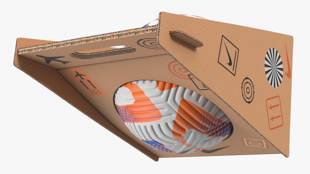 3D model Nike Premier League 2022-23 Flight Official Match Ball in Package