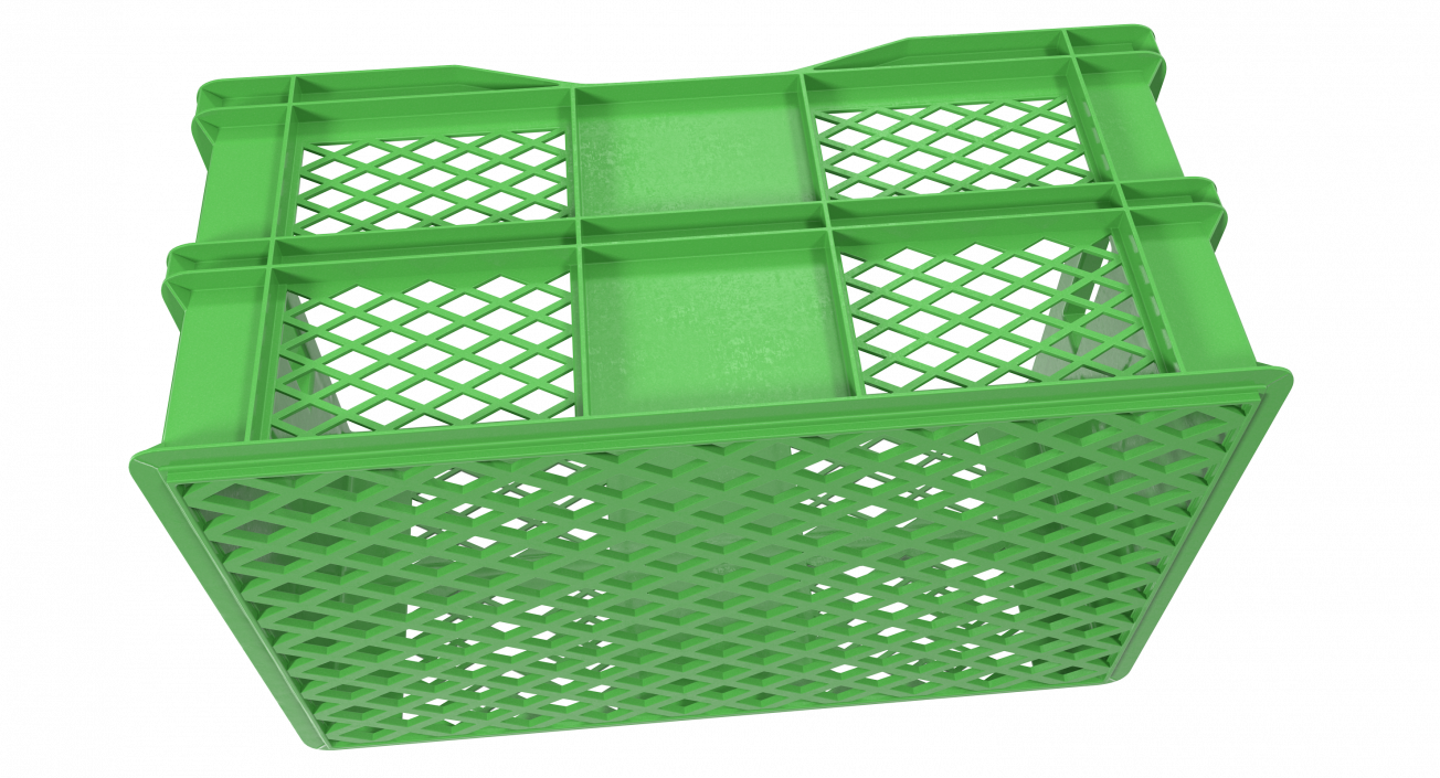 Large Plastic Crate 3D model