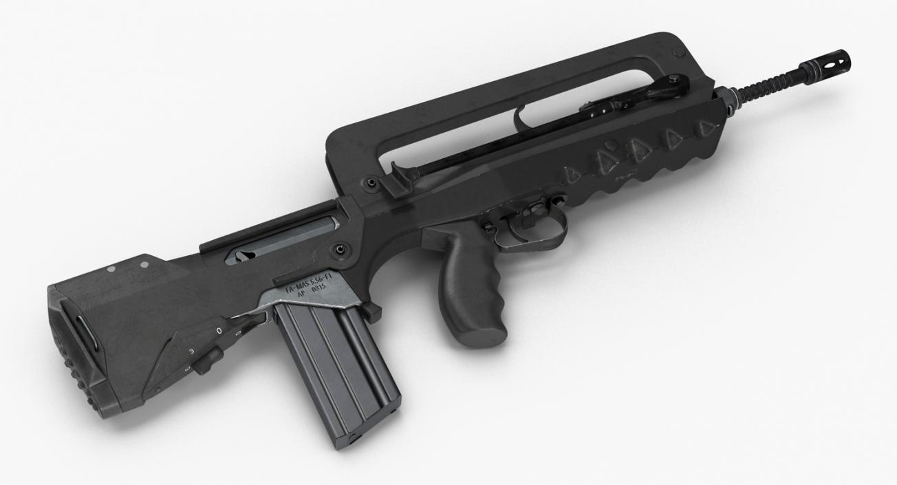 Assault Rifle FAMAS F1 3D