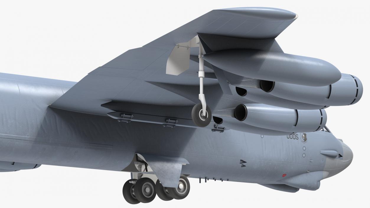 Boeing B52 Stratofortress Strategic Bomber 3D