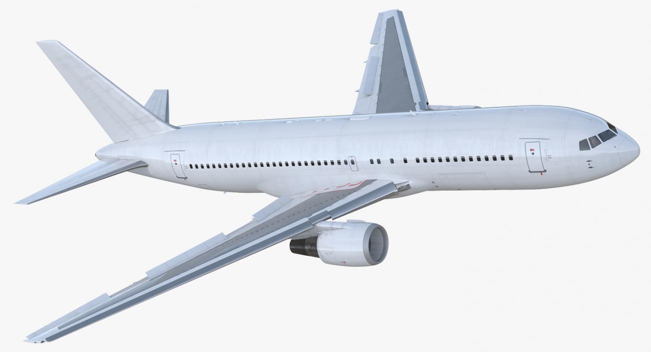 Boeing 767-200 Generic Rigged 3D model